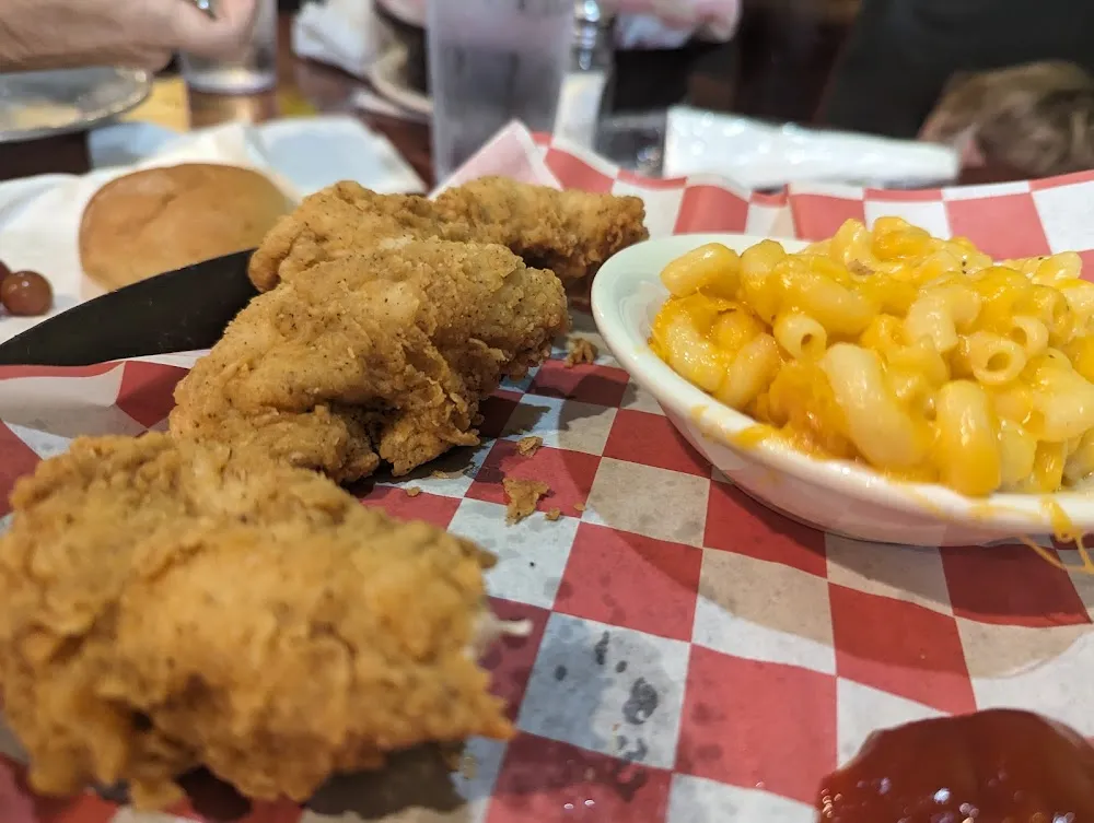 Kids Chicken Fingers and Mac and Cheese